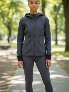 Lululemon Dance Studio Black Hooded Jacket - Size 4